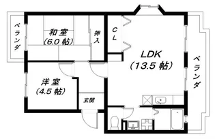 アムールONE【3階】の間取り