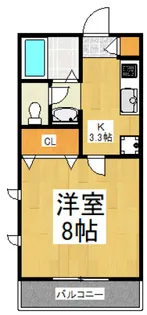 メゾンルミエール【1階】の間取り