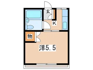 MUハイムA【1階】の間取り