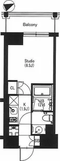 エスティメゾン中野【7階】の間取り