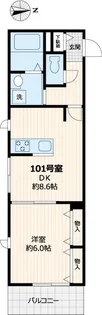 ルピナス クオーレ【1階】の間取り