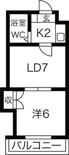 第一駒矢ビル【3階】の間取り