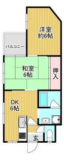 ネオハイム山本【4階】の間取り