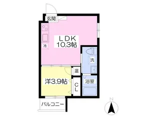Ys maison ECRU【3階】の間取り