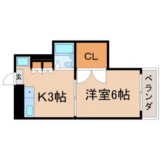 サンベールハイム【3階】の間取り