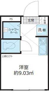 Shanti Casa四谷若葉【1階】の間取り