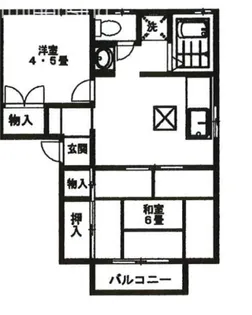 パークビュープレイス【2階】の間取り