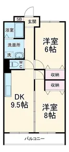 ピエールフェローニ【4階】の間取り