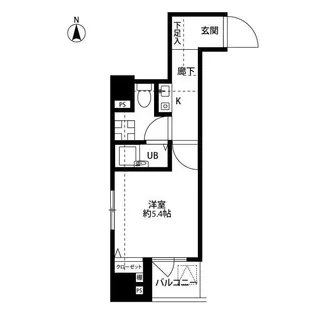 プレール神田佐久間町【6階】の間取り