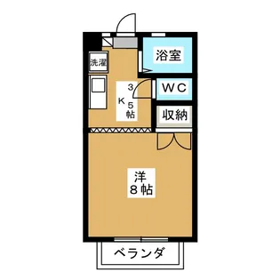 イーグルハイツ南棟【1階】の間取り