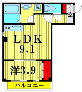 シルフィード【2階】の間取り
