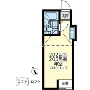 ネオステージ蒔田【2階】の間取り