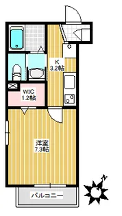 泉 壱番館【2階】の間取り