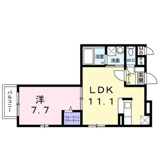 ノ・メール マサキ【1階】の間取り
