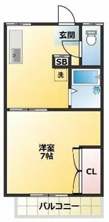 千三荘(センザンソウ)【2階】の間取り