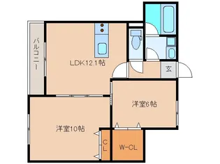 KSIII【3階】の間取り