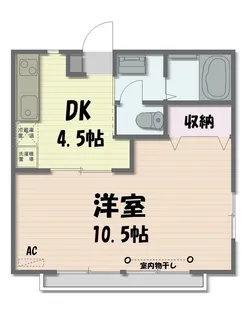 清明クイーン【2階】の間取り