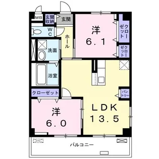 フラン メゾン【2階】の間取り