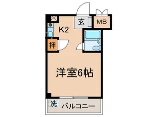 ラフィーネ東山【4階】の間取り