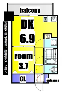No.63 ORIENT CAPITAL TOWER【11階】の間取り