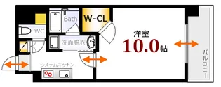 Parc Hiroshima Ekimae【8階】の間取り