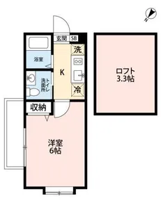ピュア保谷一番館【2階】の間取り
