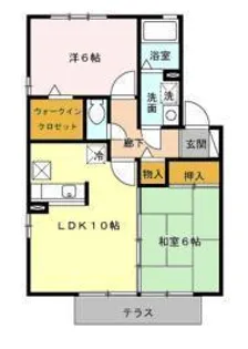 エスポワール・K【1階】の間取り