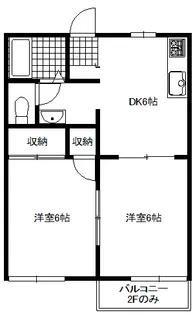プレミール遠藤【1階】の間取り