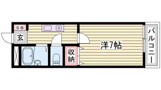 エコハイツ東加古川【1階】の間取り