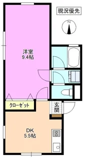 ビーバーロッジ桐【1階】の間取り
