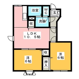 ES千間堂 II【1階】の間取り