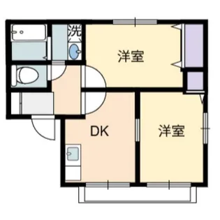 コーポきららI【2階】の間取り