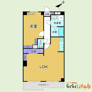 サンハイム藤が丘【1階】の間取り
