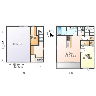 すまいるBASE天王台【2階】の間取り