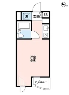 ペガサスマンション十条【2階】の間取り
