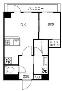 アジールコート芝公園【8階】の間取り