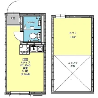 アモーレ和田町【2階】の間取り