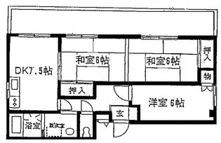 ブリックハウス・ノザキ【4階】の間取り