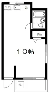 コーポカメダ【1階】の間取り