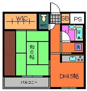 福島県郡山市本町1【アパート】の間取り