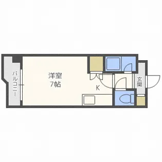 レスポワールフランセ【3階】の間取り