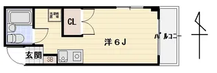 ~猫と一緒に暮らせるお部屋~ 『セトル高円寺』【6階】の間取り