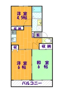 ヴェルチェUIA【2階】の間取り