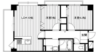 Apartment H500【2階】の間取り