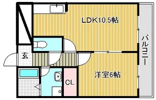 プチフルール千【1階】の間取り
