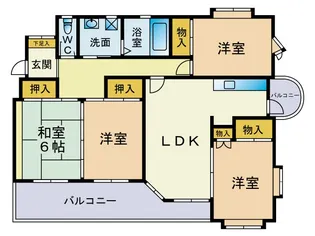 ブリアンハイツ【1階】の間取り