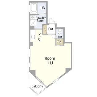 Blanc et Noir【4階】の間取り