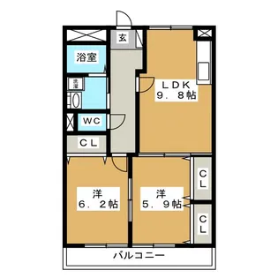 和郷【2階】の間取り