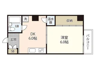 加治ビル【4階】の間取り
