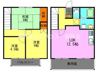 グランドハイツ?作台の間取り